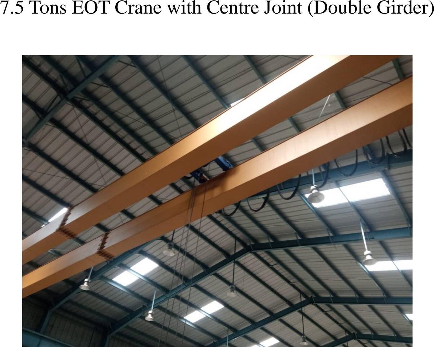SAI EOT crane quality engineering